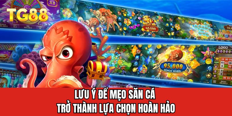 Lưu ý để mẹo săn cá trở thành lựa chọn hoàn hảo